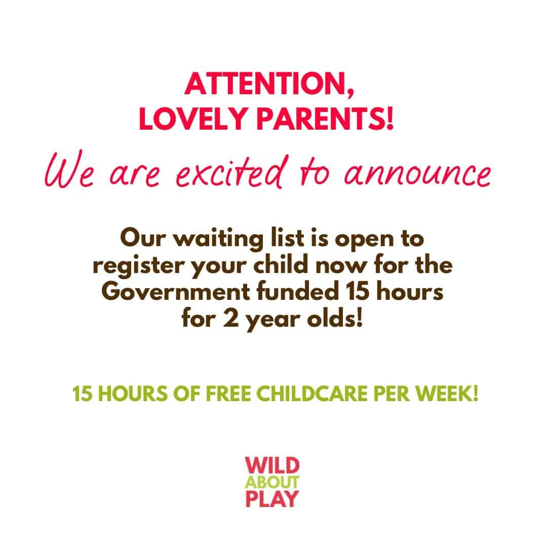 Wild About Play Nursery and Preschool in Putney Waiting Lists Now Open